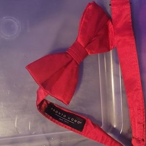 Red Clip on Bowtie